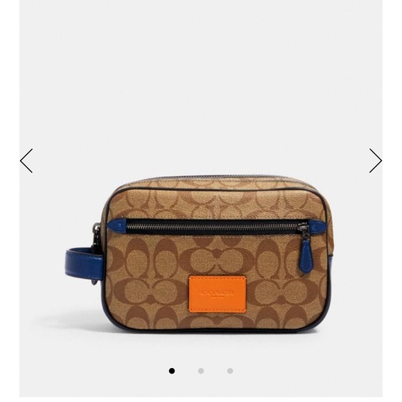 Coach Double Zip Overnight Kit In Colorblock NWT - Picture 1 of 2